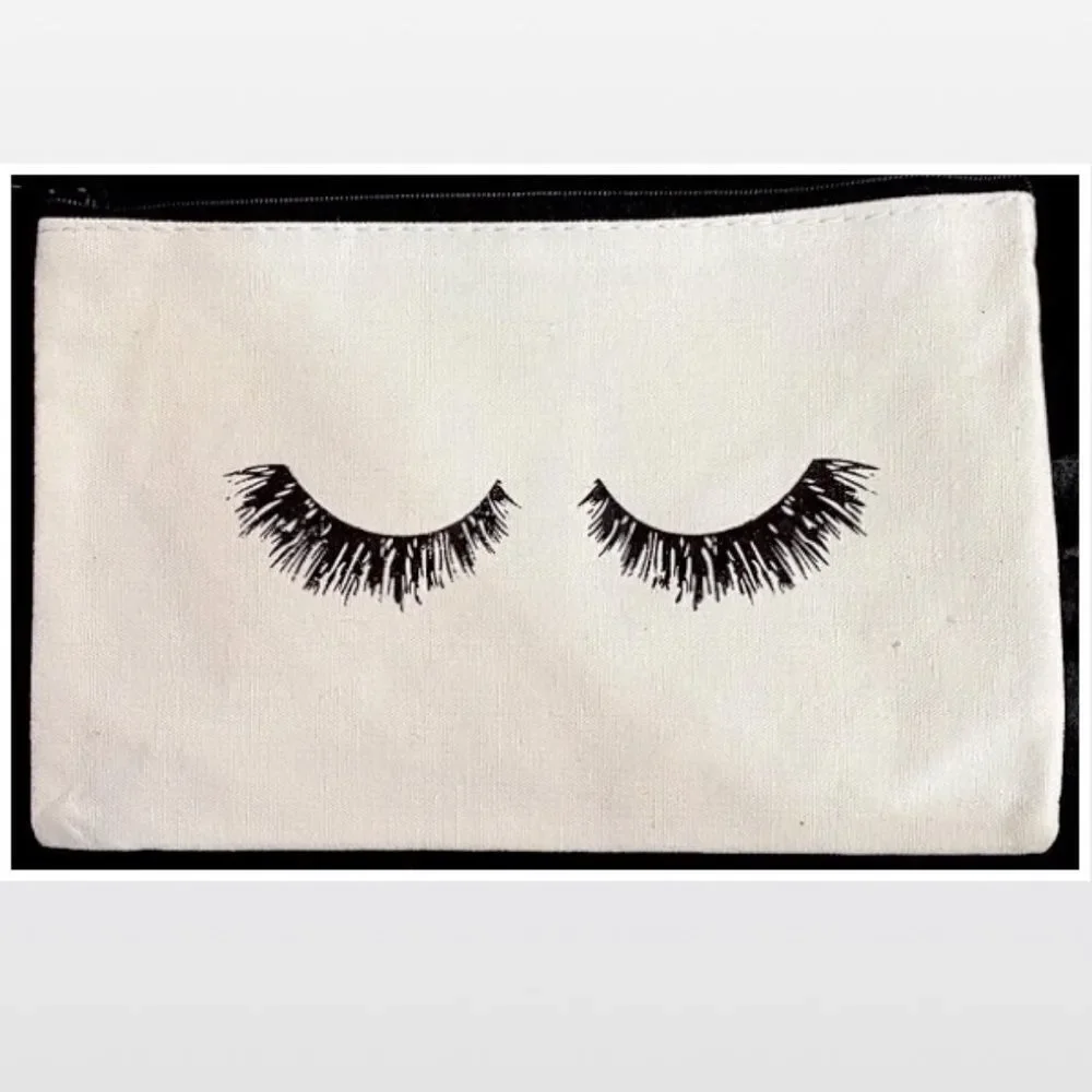 New Super Cute Eyelash Beige Bag Female